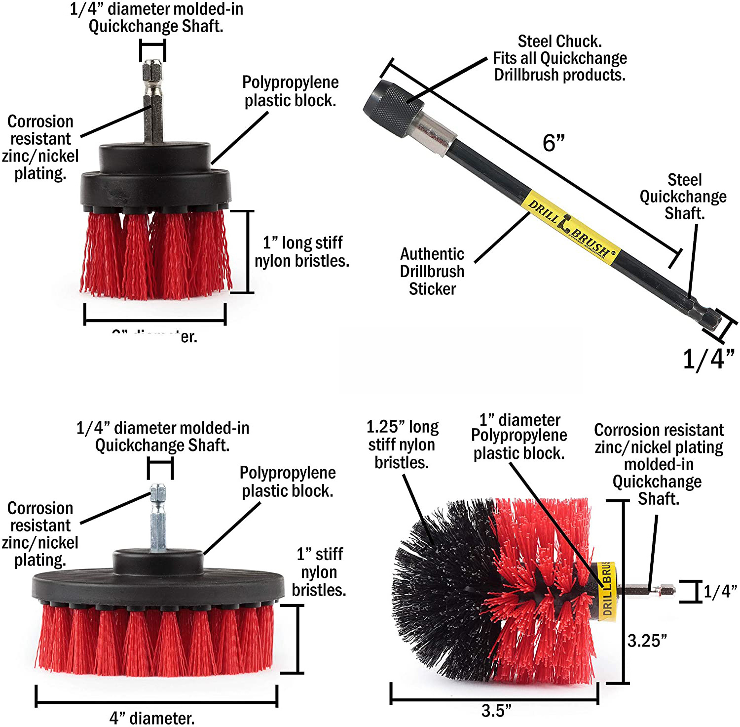 Electric Cleaning Brush Attachment Drill Clean Brush For Carpet And Kitchen Clean