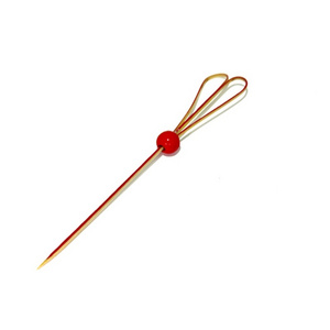 fruit fork bamboo skewers knot knotted stick