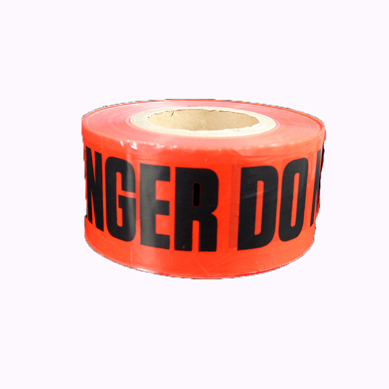 custom logo caution danger tape barrier red cordon off warning tape