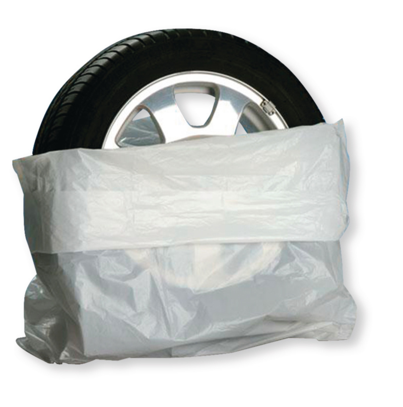 Factory  Custom Printed Outlet Plastic Tire Storage Bag Tire Cover PE Flat Bag