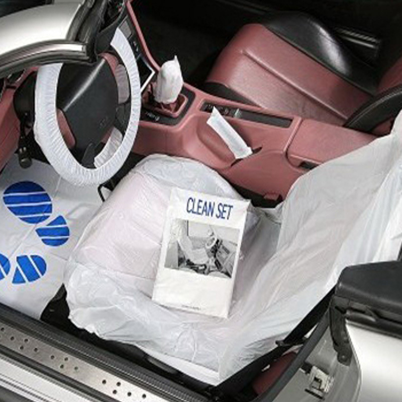 plastic hdpe ldpe disposable protective clear car seat cover