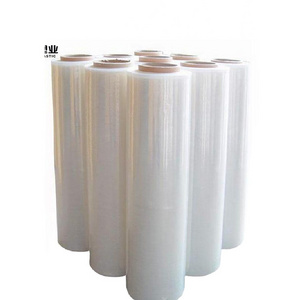 Hand and machine pe stretch film packing pallets plastic film stretch wrap