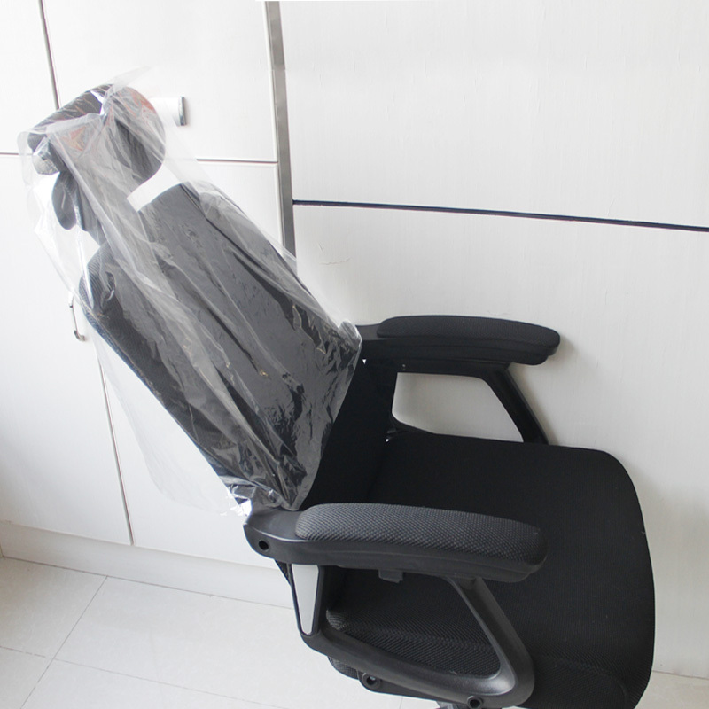 custom plastic half chair sleeves dental chair covers disposable protective chair headrest cover