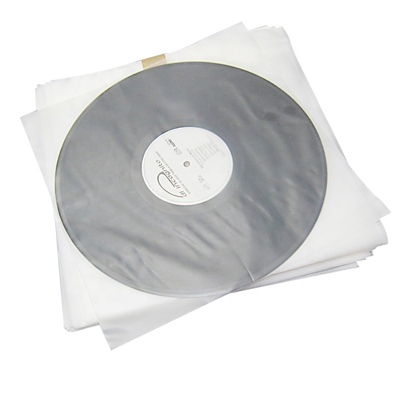 custom logo printed high density vinyl lp record sleeves 7