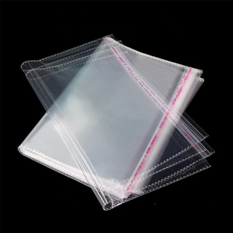 custom transparent self adhesive opp vegetable lettuce plastic packaging cpp bag