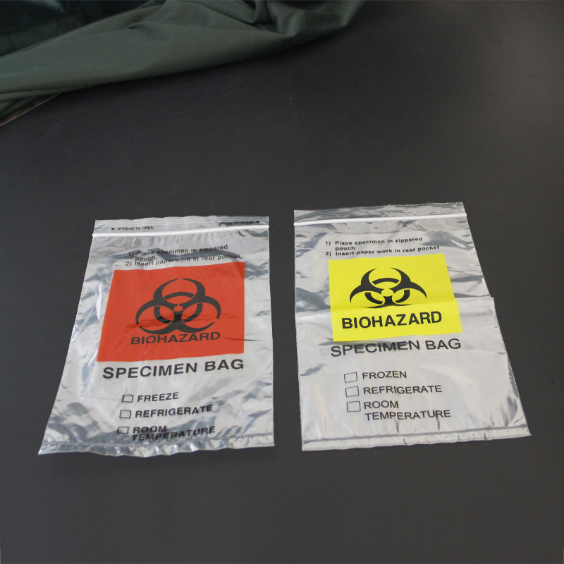 disposable Chemotherapy bag biohazard specimen bag for hospital and lab