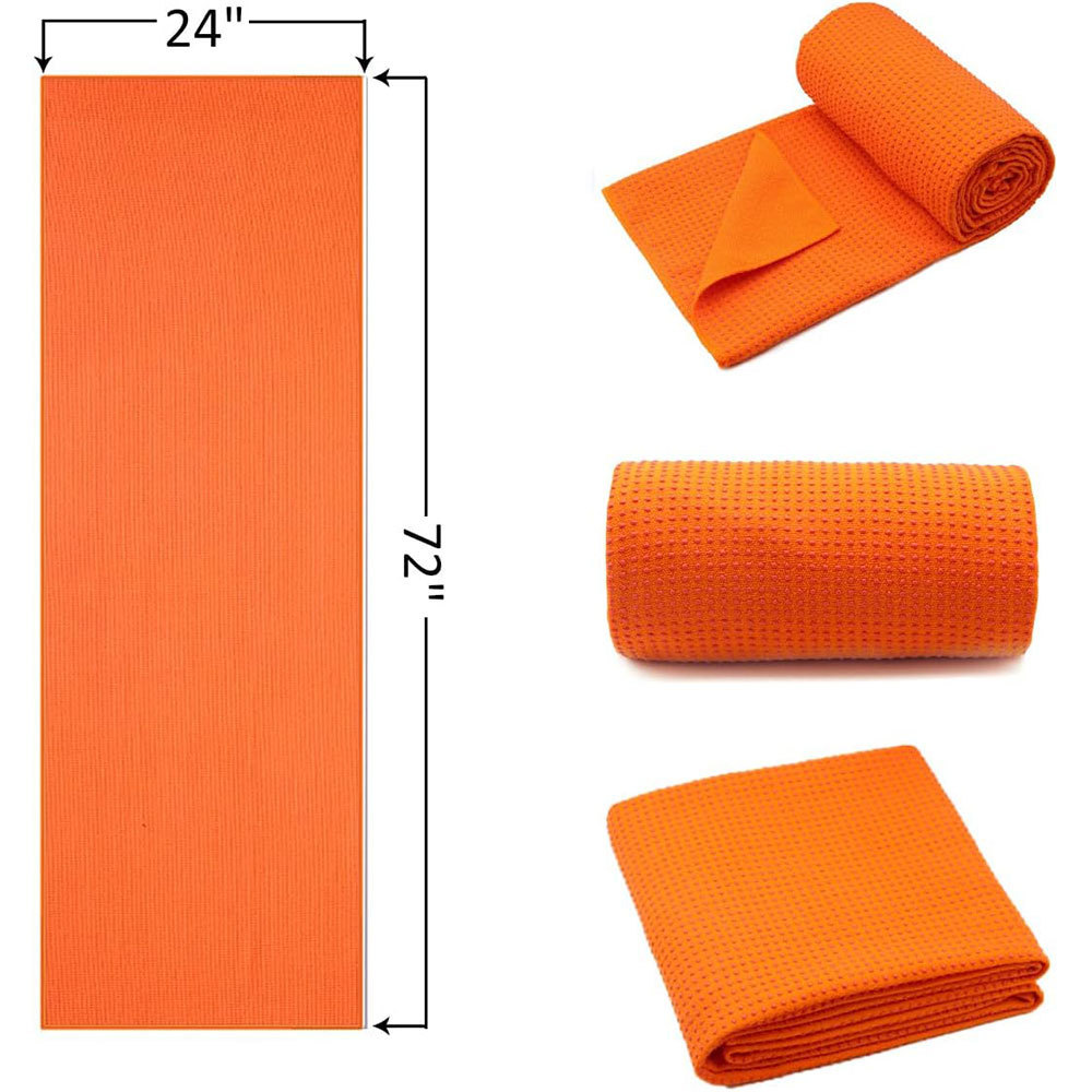 wholesale sport yoga mat towel non slip for hot yoga