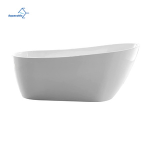 Custom Freestanding Tub North America Luxury Bathtub White Acrylic Soak Whirlpool Acrylic Bathtub