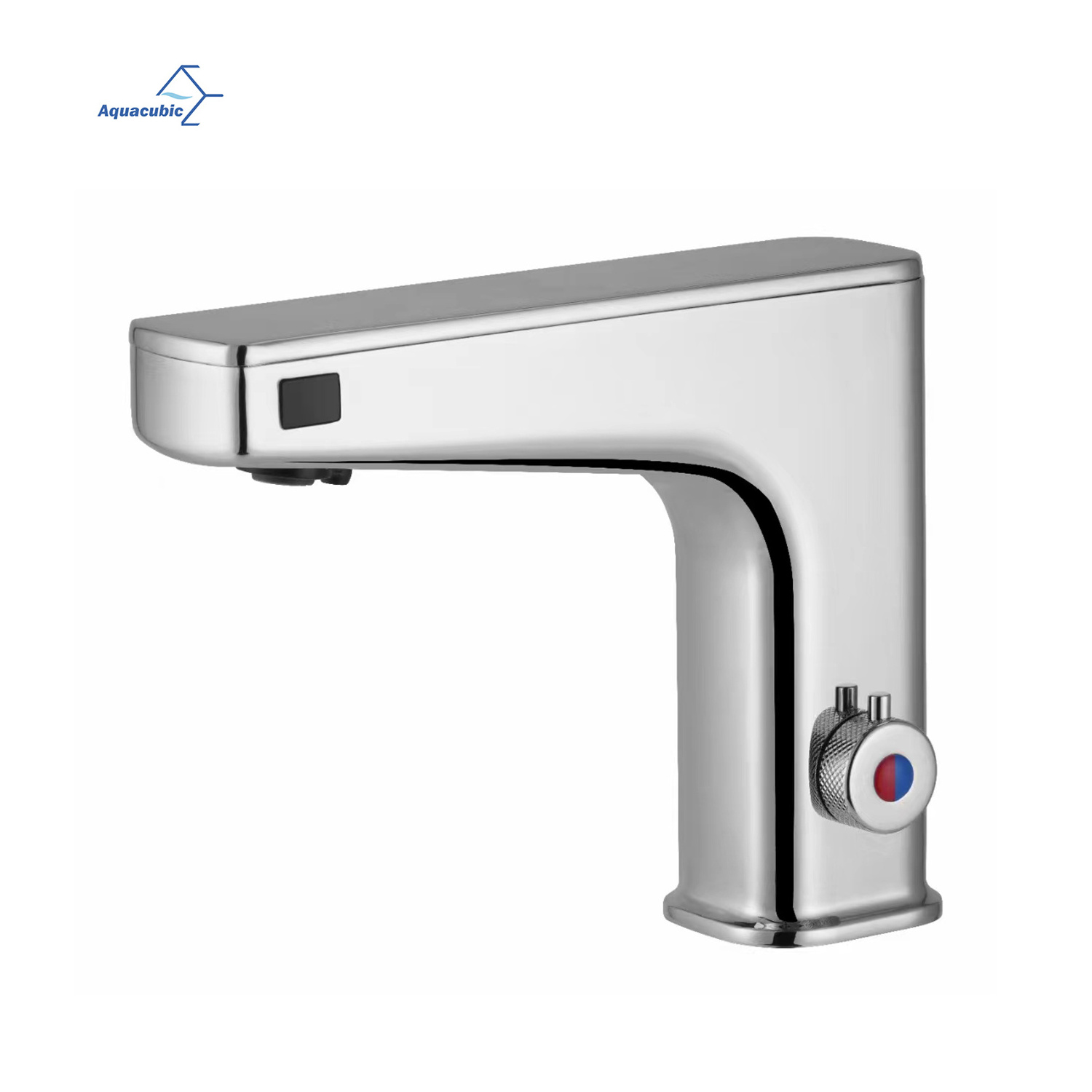 Brass Automatic Sensor Touchless Integrated Basin Faucet with Soap Dispenser