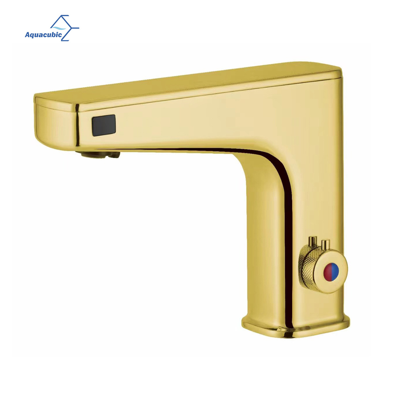 Brass Automatic Sensor Touchless Integrated Basin Faucet with Soap Dispenser