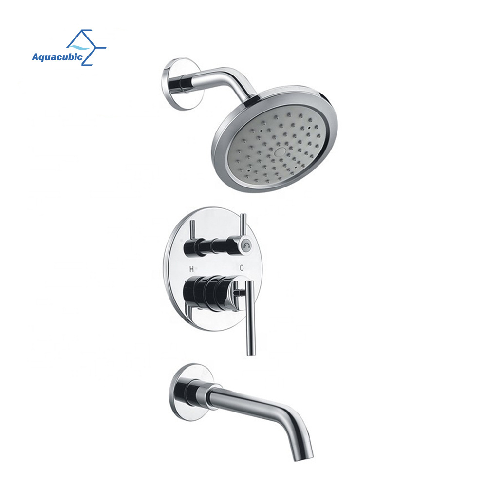 Modern CUPC Chrome Surface Pressure Balance Bathroom Shower faucet trim kit