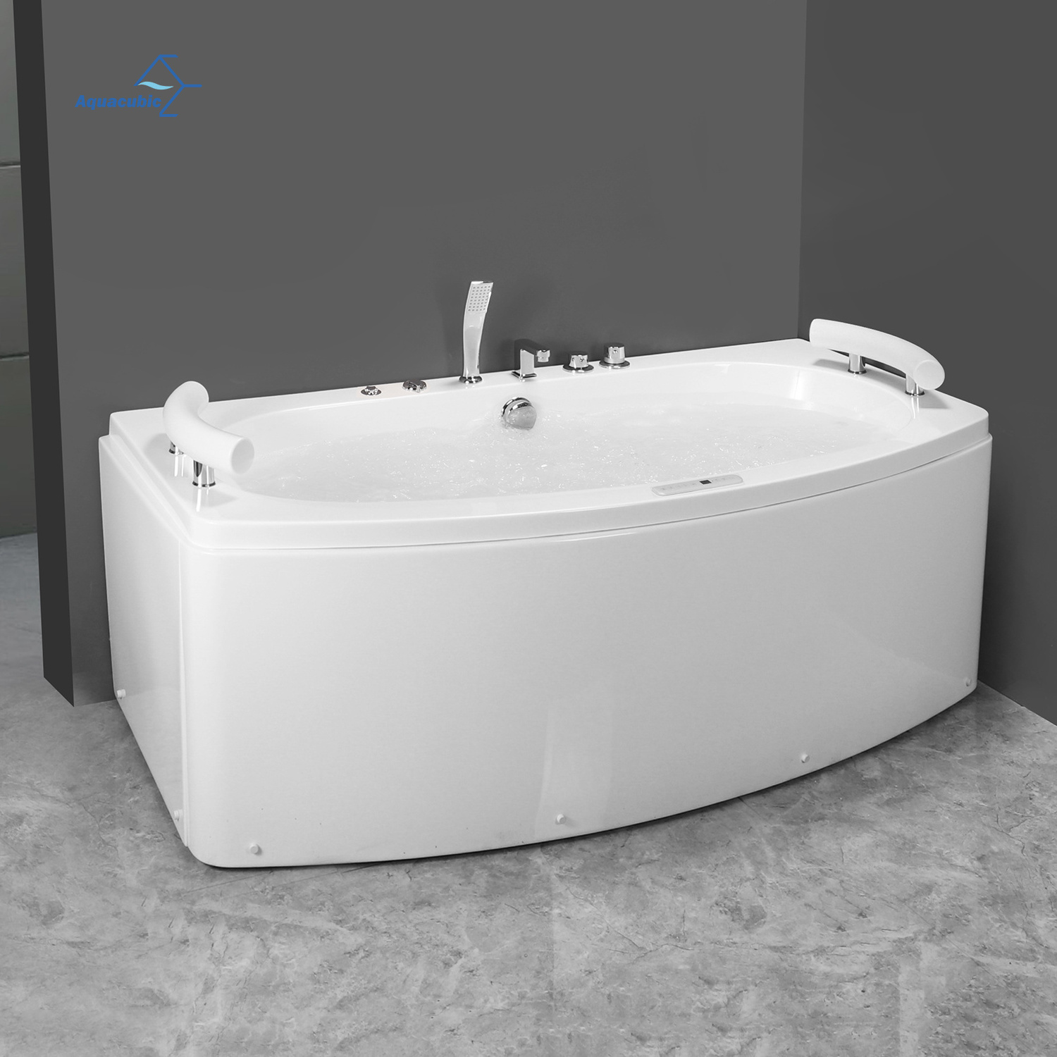 Modern acrylic massage multi functional glass bathtubs and bathroom spa bath tub