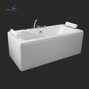 Modern acrylic massage multi functional glass bathtubs and bathroom spa bath tub