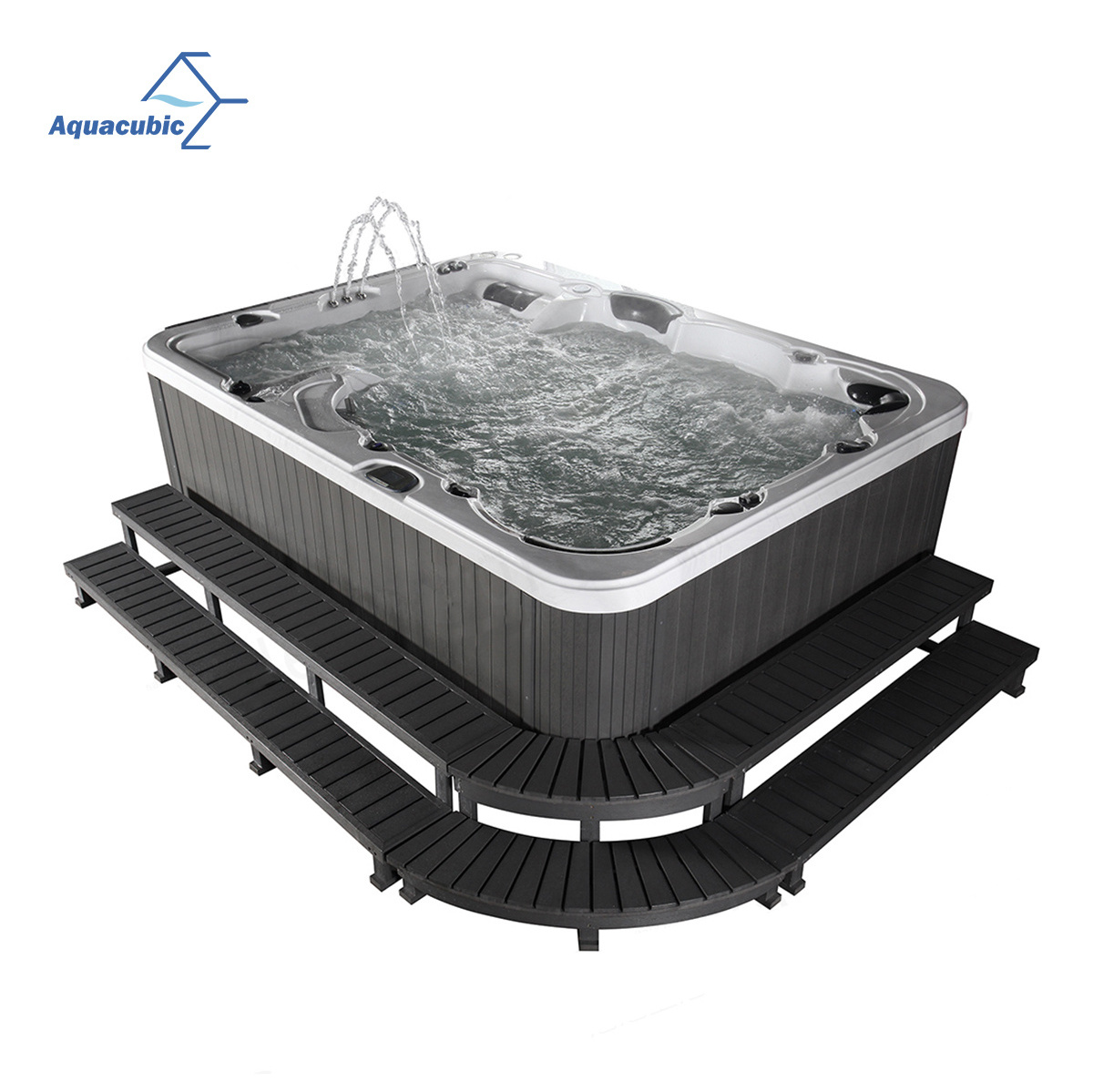 Customize New Acrylic 7 Seats Spa Balboa System Hot Tub Whirlpool Outdoor Massage Spa