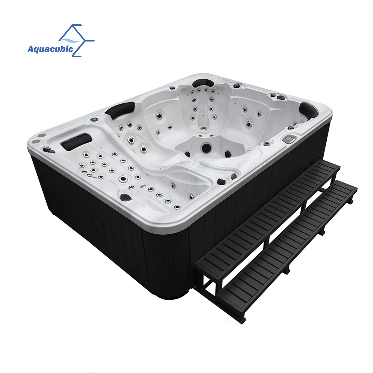 Customize New Acrylic 7 Seats Spa Balboa System Hot Tub Whirlpool Outdoor Massage Spa