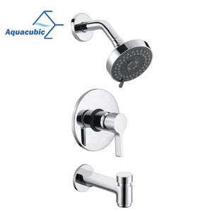 Aquacubic Pressure Balancing Valve Single Handle UPC wall mount Shower Faucet