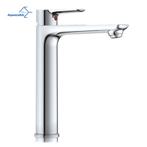 Aquacubic Fancy Vessel Basin Sink tap Bathroom Wash Sink Tall Faucet