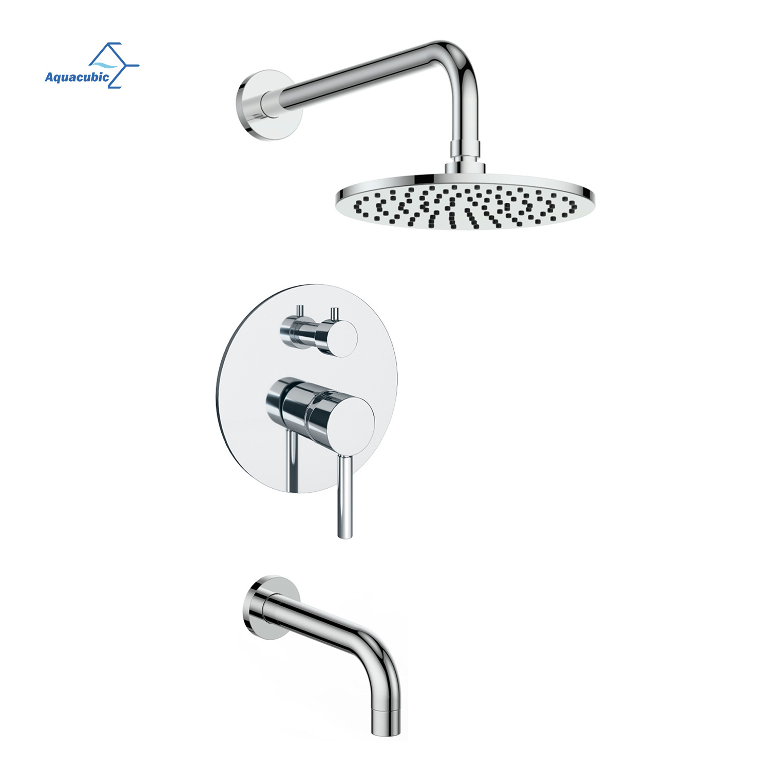 Classic style In-Wall Brass Bath Mixer Shower Mixer Faucet Health rain shower faucet