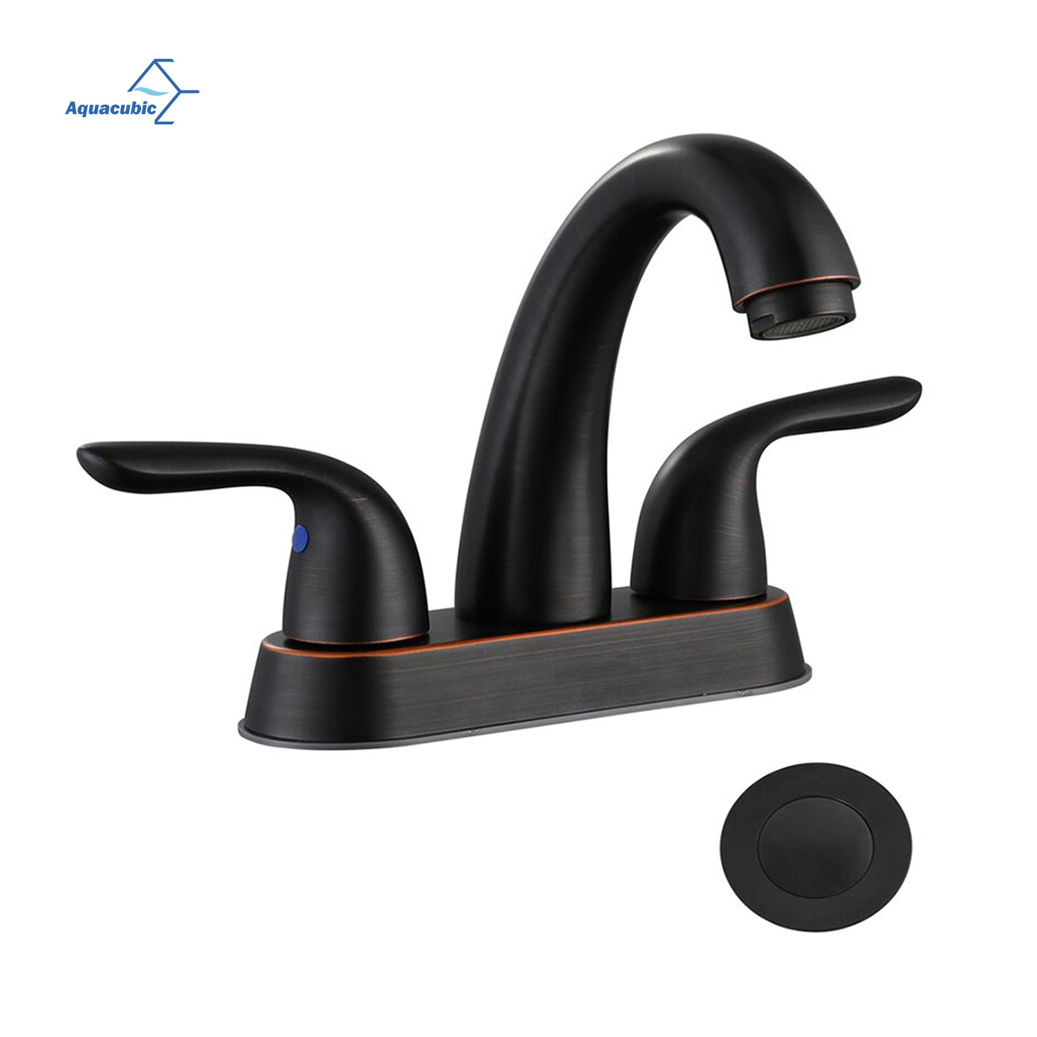 Top-grade European Brass 4 Inch Centerset Install Oil Rubbed Bronze Antique Wash Basin Faucet