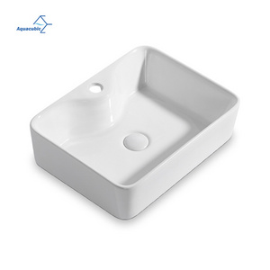 Unique Design Countertop Wash Hand Basins Hotel Handmade Sink Ceramic Above Counter Basin