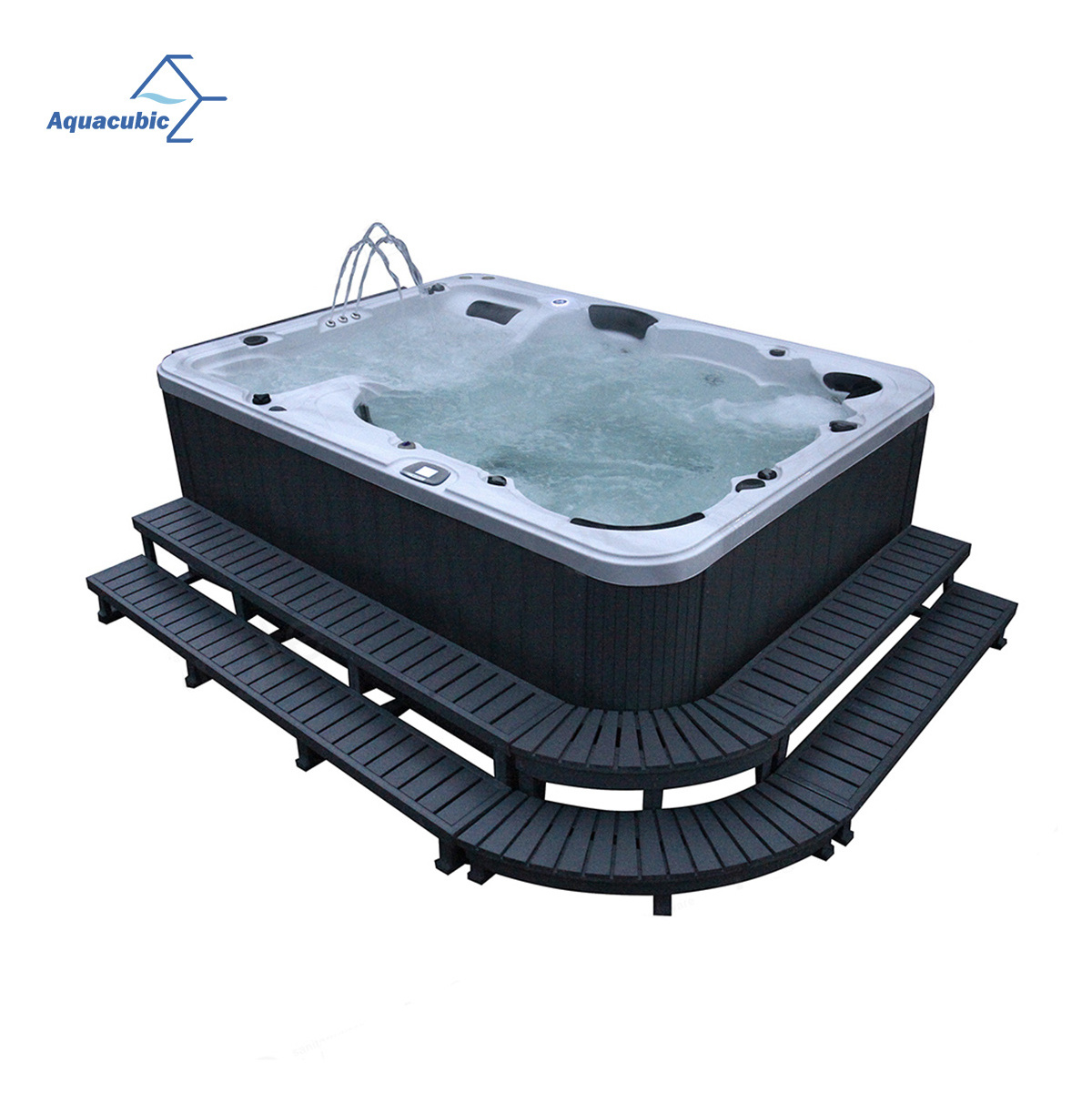 Customize New Acrylic 7 Seats Spa Balboa System Hot Tub Whirlpool Outdoor Massage Spa