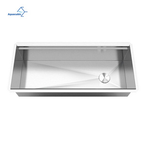 Large 42 X 19 Inch Undermount Workstation Sinks 16 Gauge 304 Stainless Steel kitchen sink with Ledge