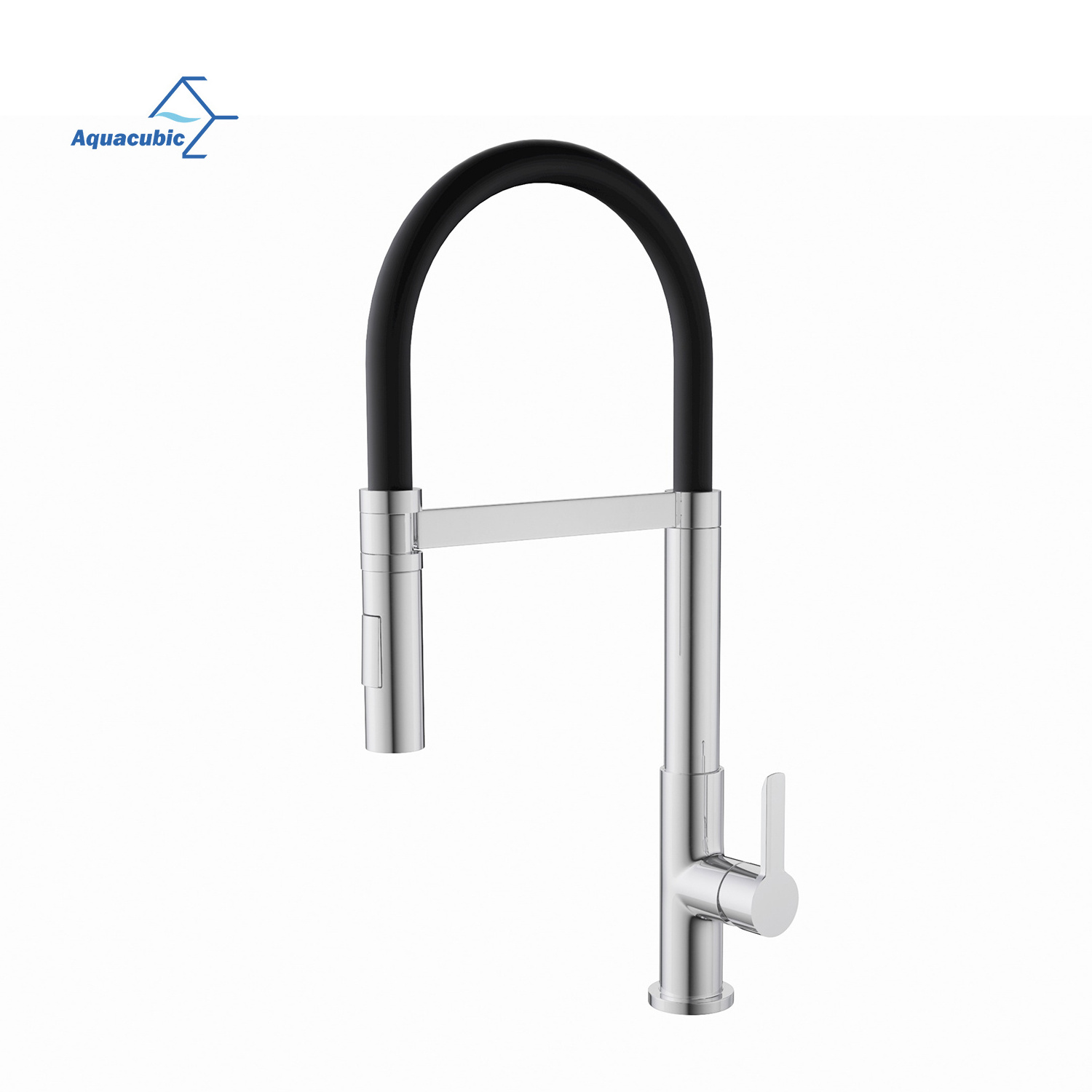 Aquacubic Kitchen Torneira Cozinha Sink Water Tap Flexible Hose Chrome Deck Mounted Kitchen Faucet