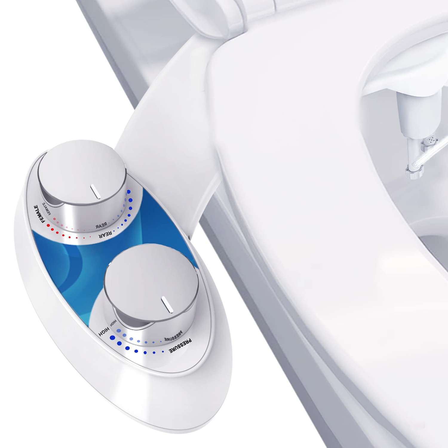 Portable Bidet for Toilet Non-Electric Bidet Toilet Seat Attachment with Water Pressure Control