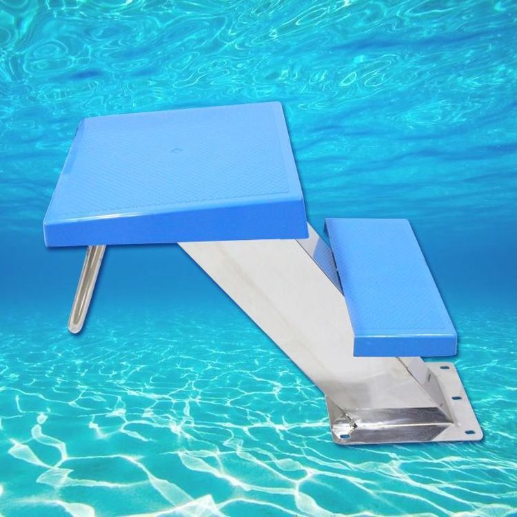 Inflatable Deck Platform Fiberglass Shell Swim For Starting Block Swimming Underwater Floor Lift Jump Pool