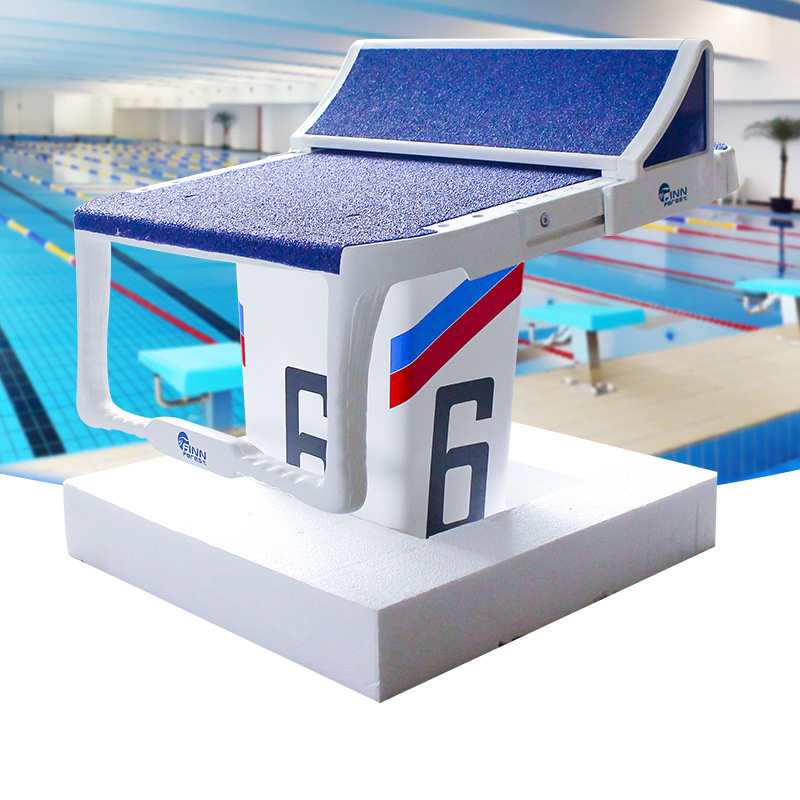 Starting Block Jumping Castle For Kids With Swimming Start Blocks Track And Field Brake Jump Cue Bouncy Break Jump Pool