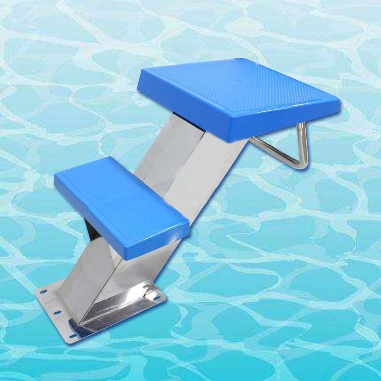 Inflatable Deck Platform Fiberglass Shell Swim For Starting Block Swimming Underwater Floor Lift Jump Pool