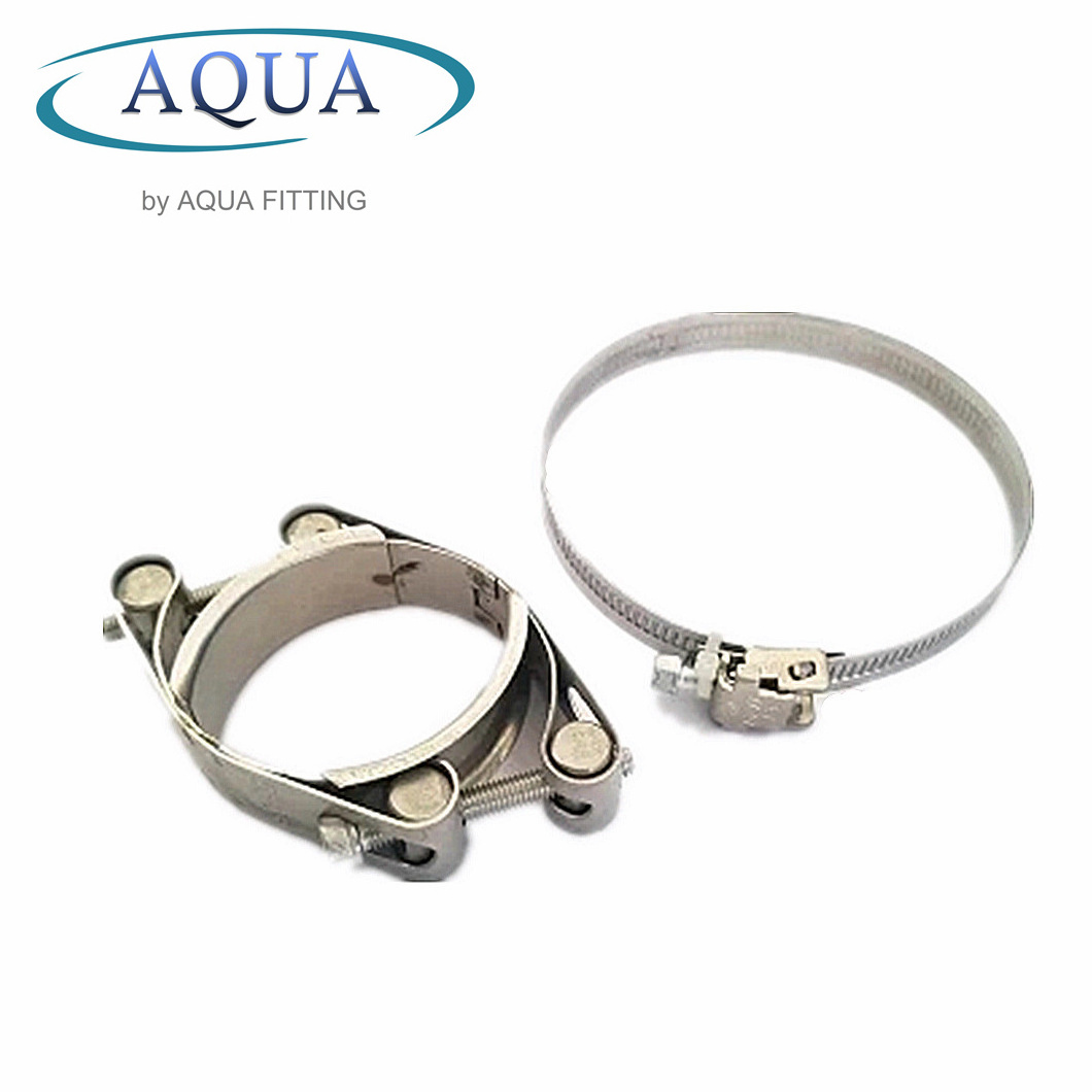 Pipe Clamps for pipe Working Sale OEM Customized Hot Steel Hose Clamp Lap Joint Stainless Steel Exhaust V Band Clamp