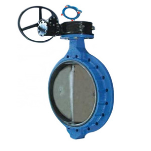 DN50-DN700 PN10-PN16-PN25    U section type Body ,gear box operated  BUTTERFLY VALVES