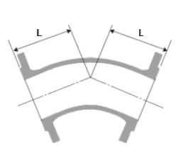 ISO2531 Ductile Iron Pipe Fitting Double Flange 45  Degree Elbow Bend for Water Pipe