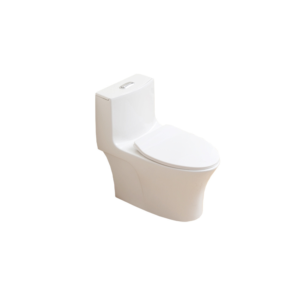 Modern Style Sanitary Ware Fancy Siphonic White Bathroom Ceramic One Piece Toilet Seat