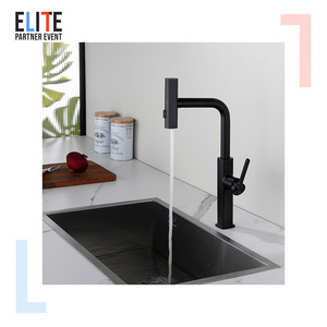 Universal Rotatable Waterfall Mixer Tap Extender Spring Pull Out Sprayer Kitchen Mixer Faucet For Sink