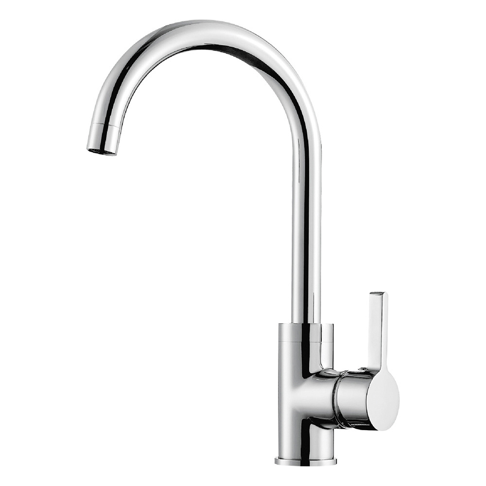 Lead Free Brass Brush Nickel Finished UPC Kitchen Sink Faucet Design