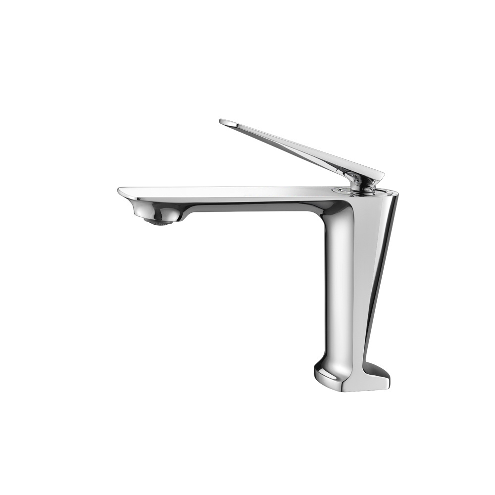 Pink Gold Finish Single Handle Basin Mixer Hot Cold Water Deck Mounted Single Hole Ceramic Cartridge Brass Taps and Faucets