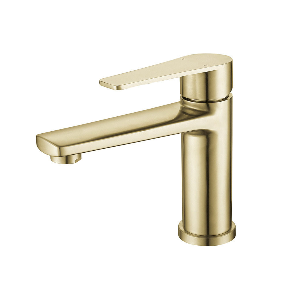 Modern Hot Sales Wholesale Project Supply Wash Basin Mixer Deck Mounted HighQuality Brushed Nickel Brass Faucet