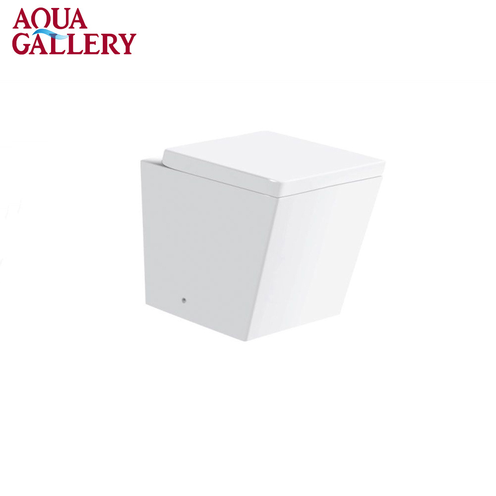 Aqua Gallery Sanitary Ware Square Design Floor Mounted Toilet Bowl Seat