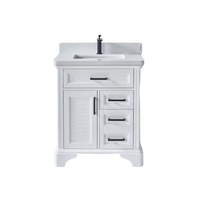 High Quality Modern Wall Hung Rectangular Shape Small Cabinet Basin Bathroom Sinks with Vanity