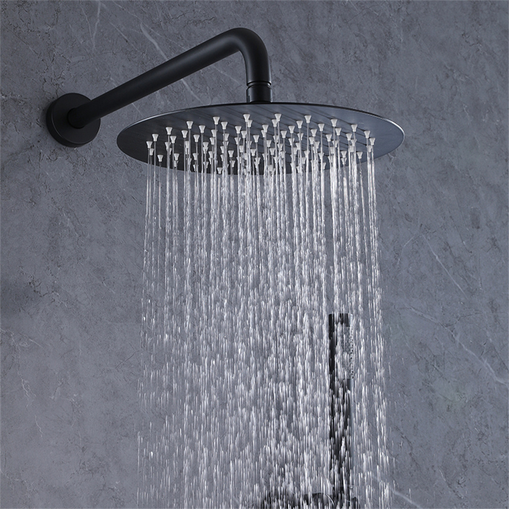 Aqua Gallery Dual Handle Wall Concealed 2 Way Shower Faucet