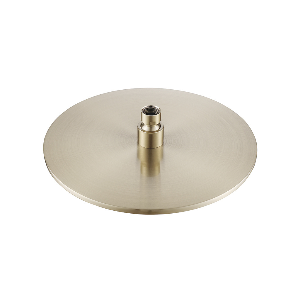 Luxury Antique Style Round Design Rose Gold Finish Brass Overhead Rainfall Shower Head