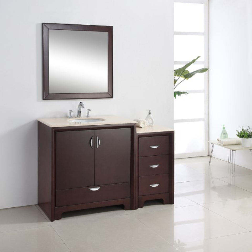 Cheap Price Modern Furniture Small New Modern Bathroom Storage Cabinet With Sink Modern Solid Wood Bathroom Vanity