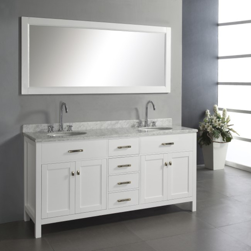 48 Inch Floor Standing Single Sink White Bathroom Vanity