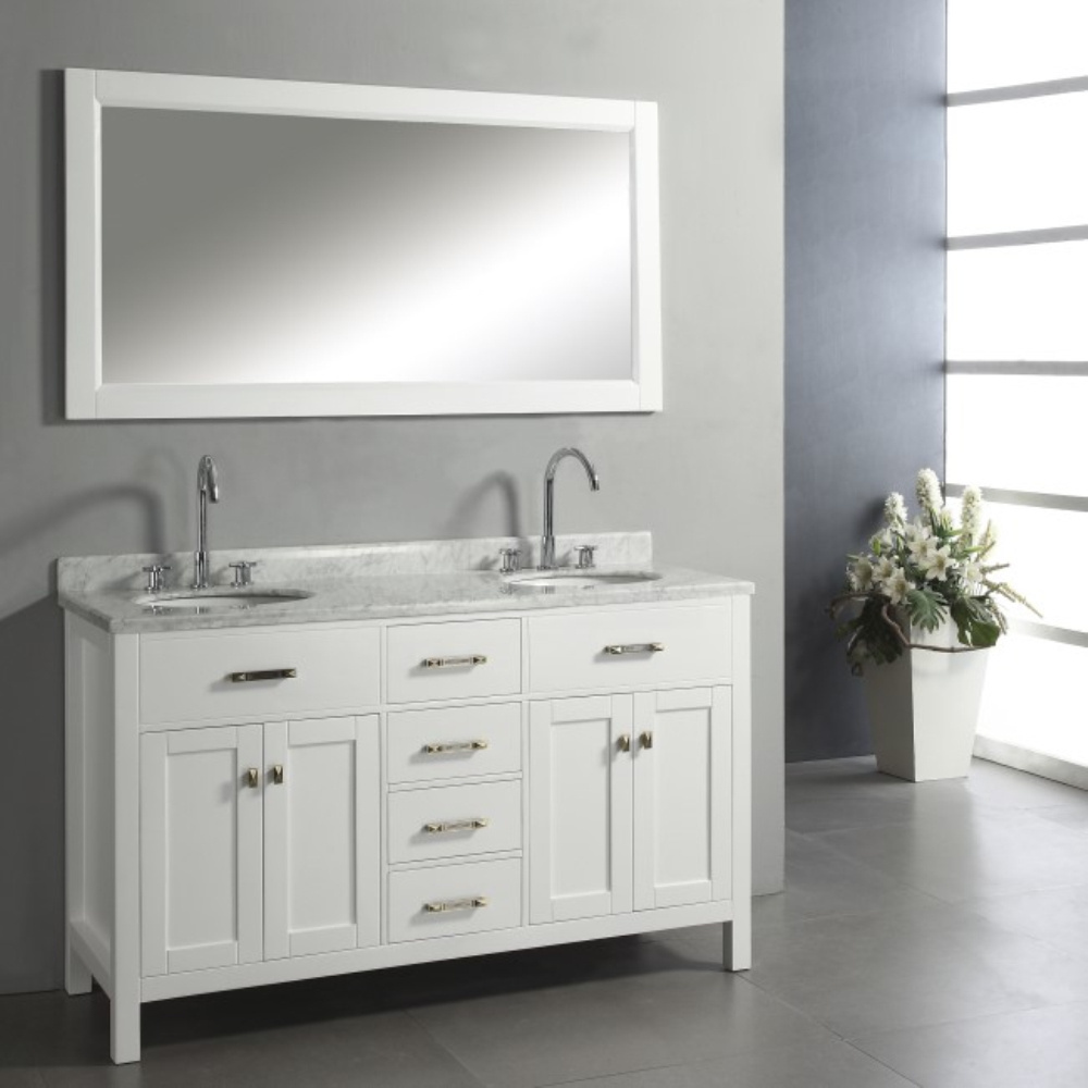 48 Inch Floor Standing Single Sink White Bathroom Vanity