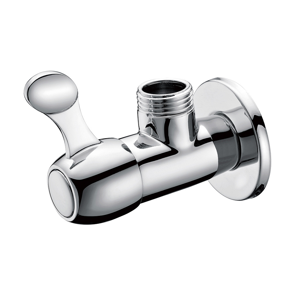 Bathroom Use Chrome Polished Modern Faucet Fittings Brass Angle Valve