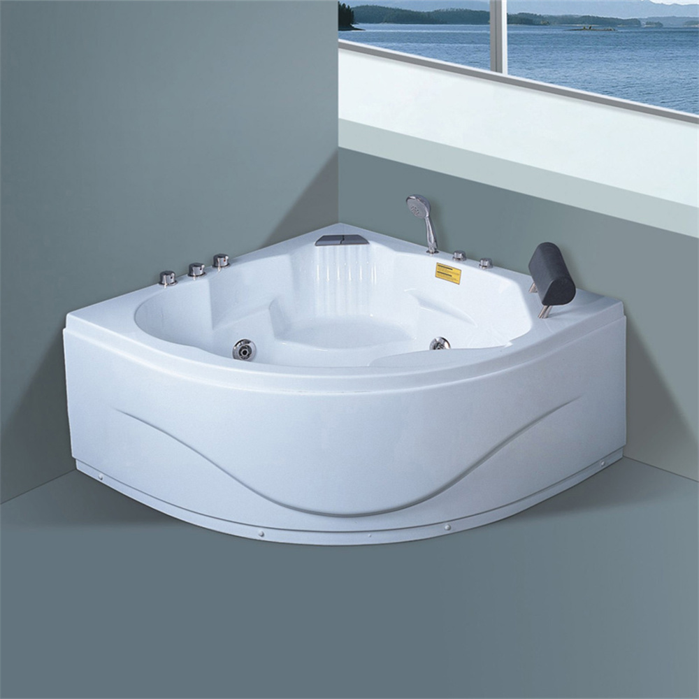 European Jacuzzier Corner Massage Bathtub Cheap Price Whirlpool Bathtub For Whole Sale Modern Freestanding Bathtub