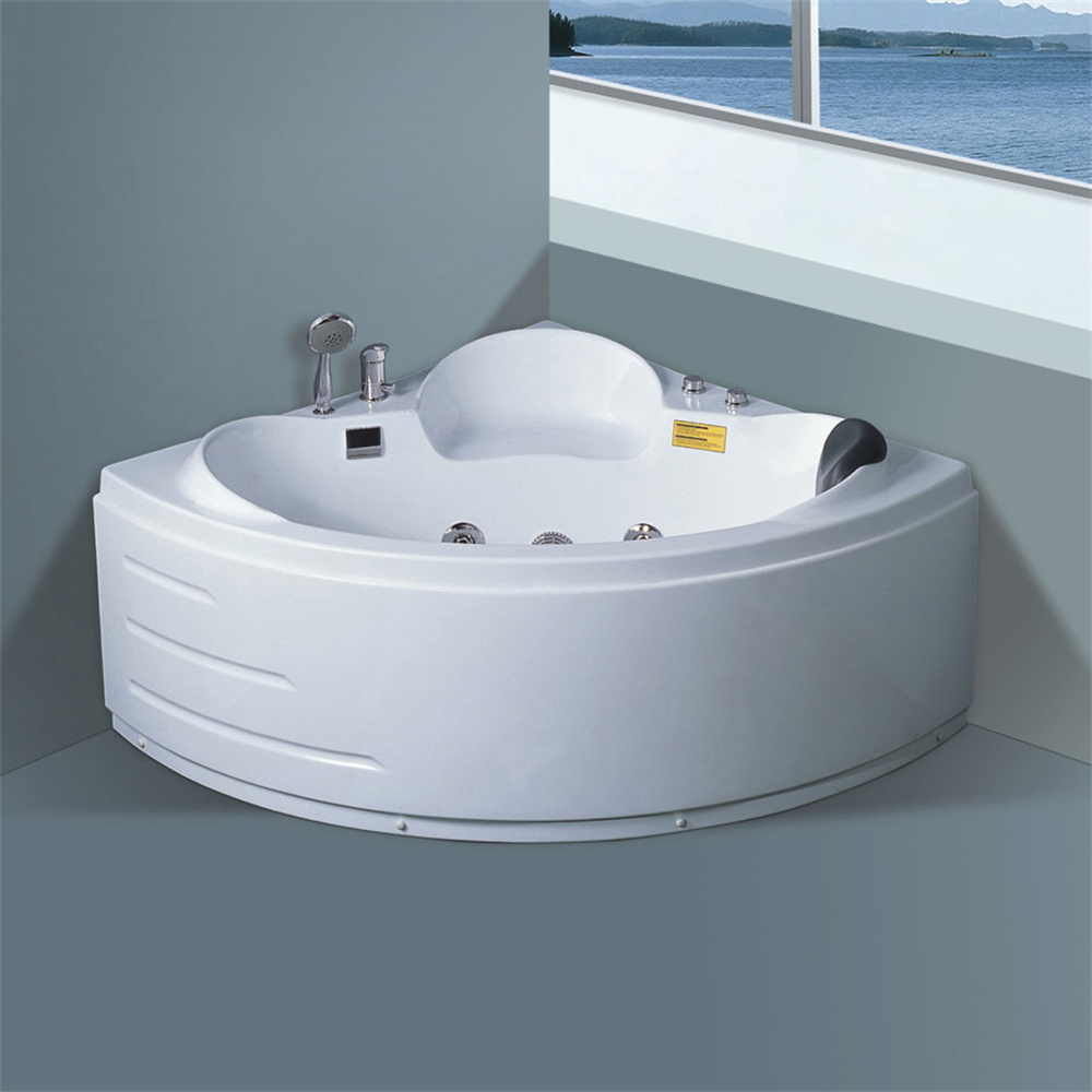 European Jacuzzier Corner Massage Bathtub Cheap Price Whirlpool Bathtub For Whole Sale Modern Freestanding Bathtub