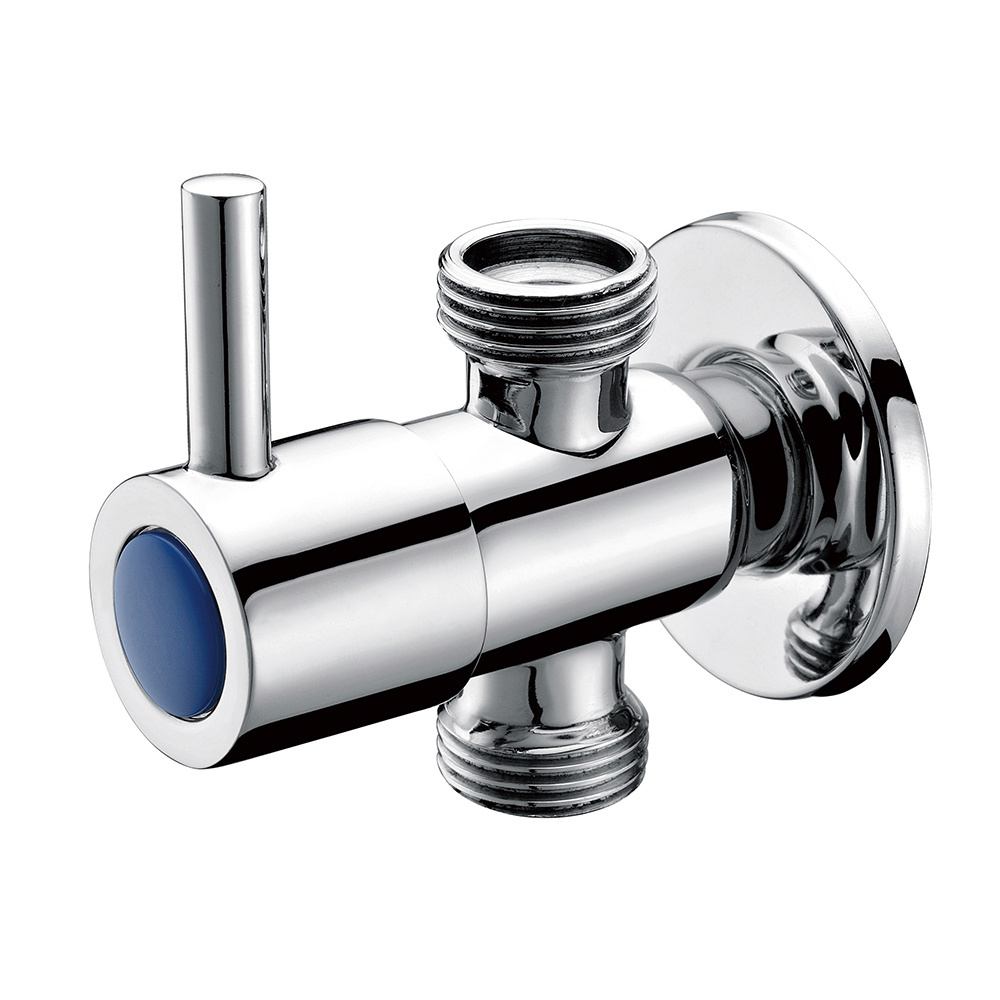 Bathroom Use Chrome Polished Modern Faucet Fittings Brass Angle Valve